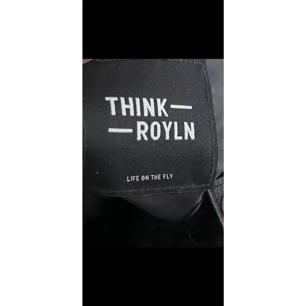 Think Royln Quilted Crossbody Bag Glossy Plum Purple Rounded - Picture 4 of 6